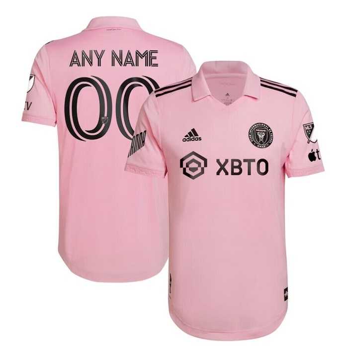 Men's Inter Miami CF Custom Pink Soccer Jersey,We sell and wholesale Men's Inter Miami CF Custom Pink Soccer Jersey on line form chian!
